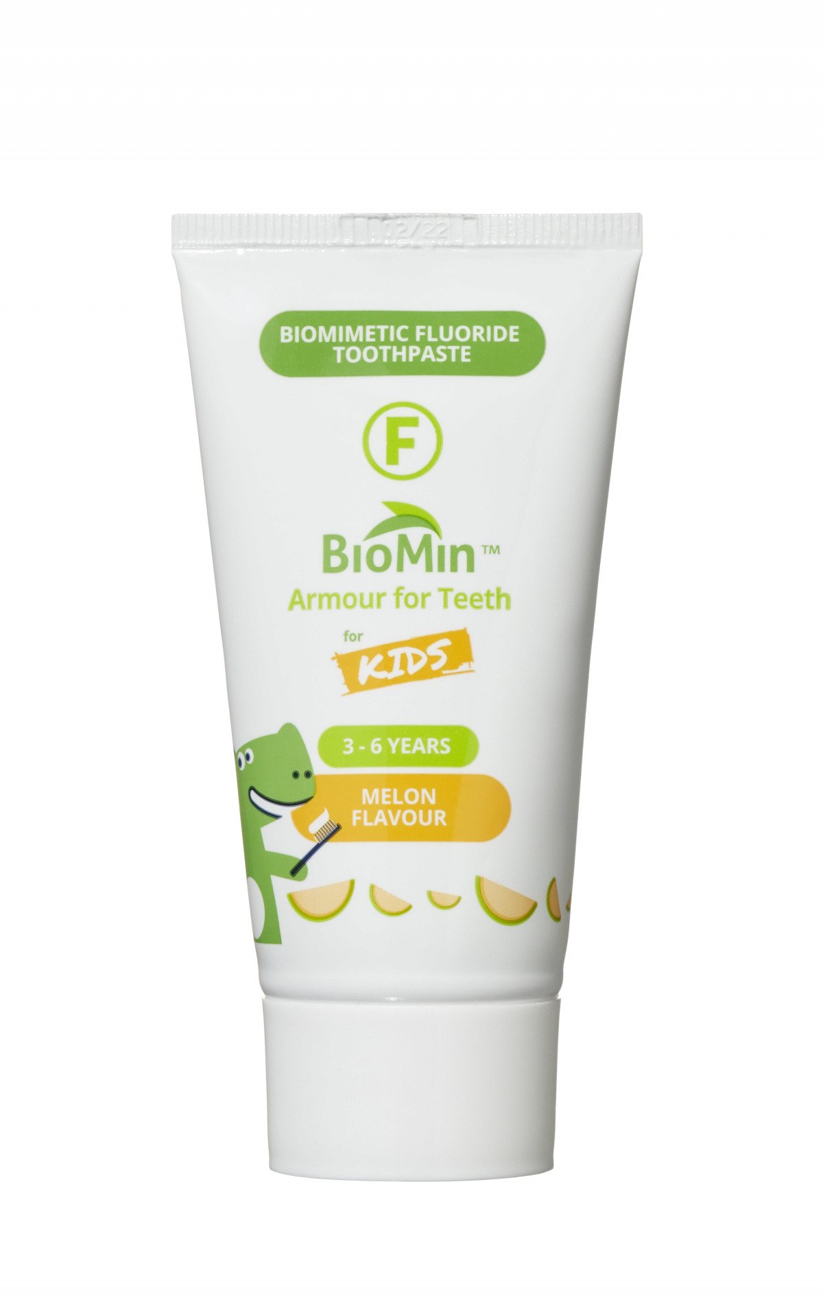 Obrázok BioMin F gélová zubná pasta pre deti, melón, 37,5 ml