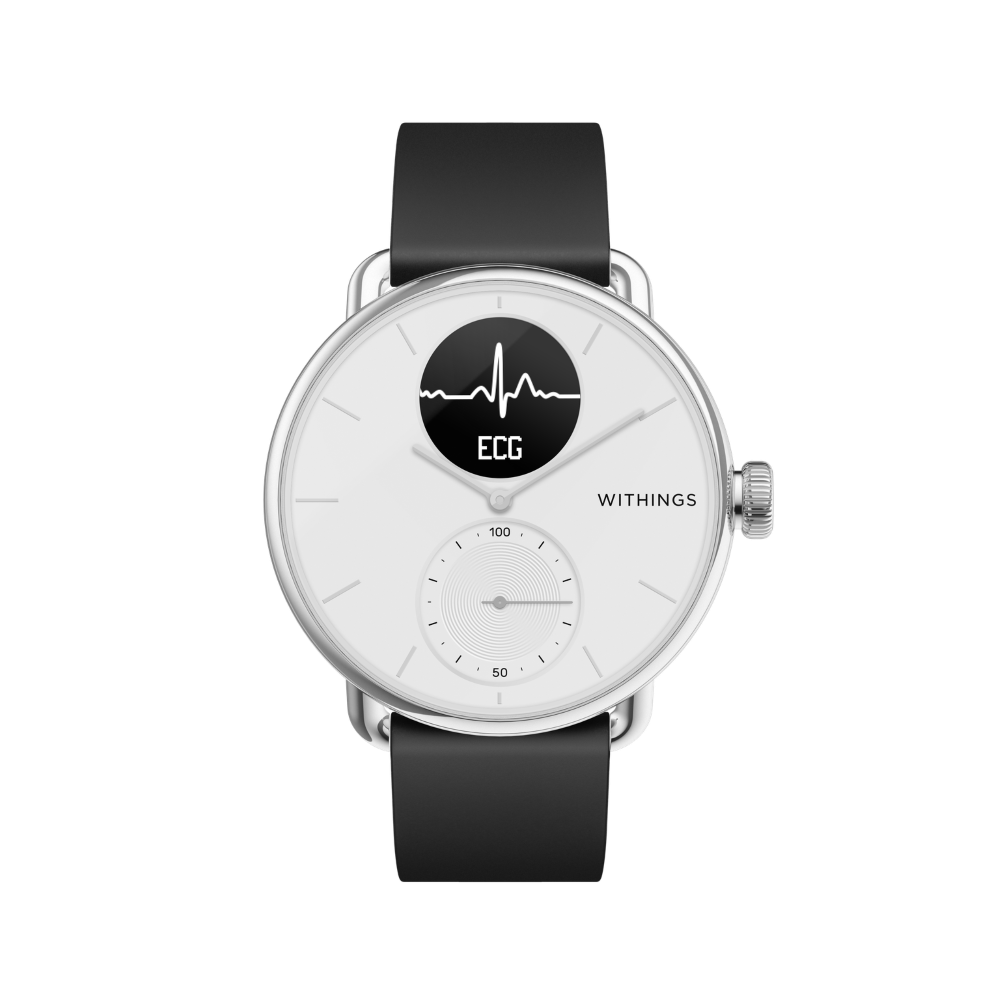 Obrázok Withings Scanwatch 38 mm – White (HWA09-model 1-All-Int)