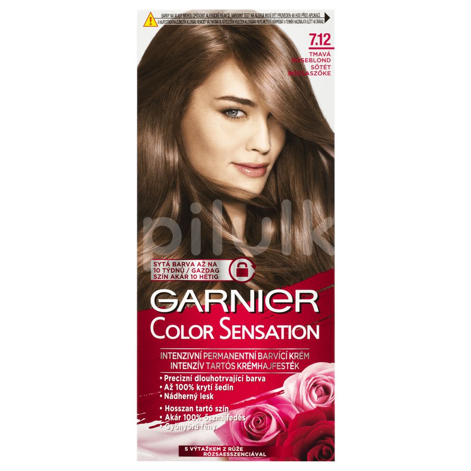 Obrázok GARNIER Color Sensation 7.12 Tmavá Roseblond 110 ml (3600542407335)