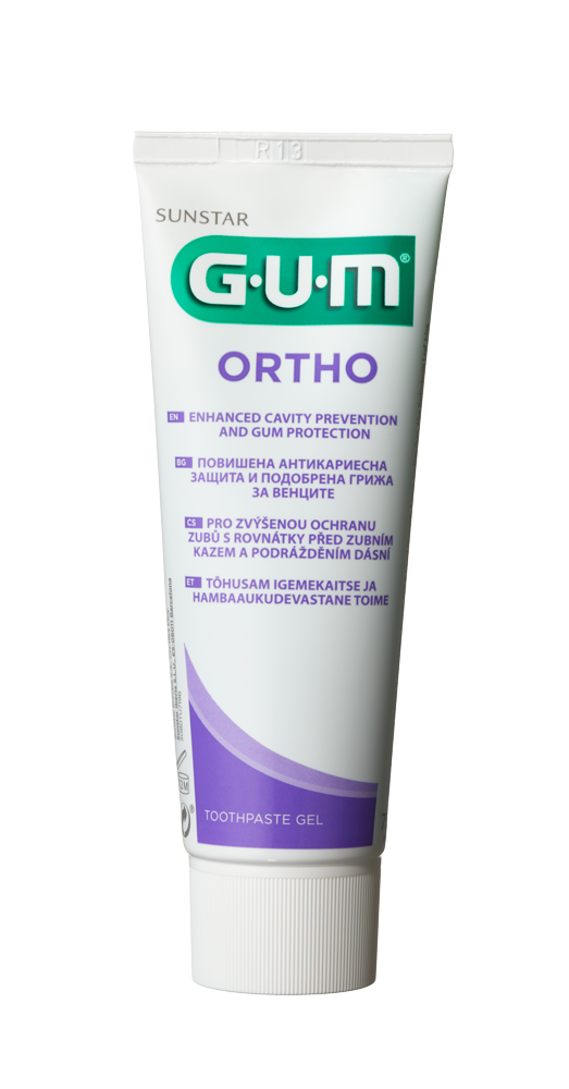 Obrázok GUM Ortho zubný gél pre nositelov strojčekov, 75 ml