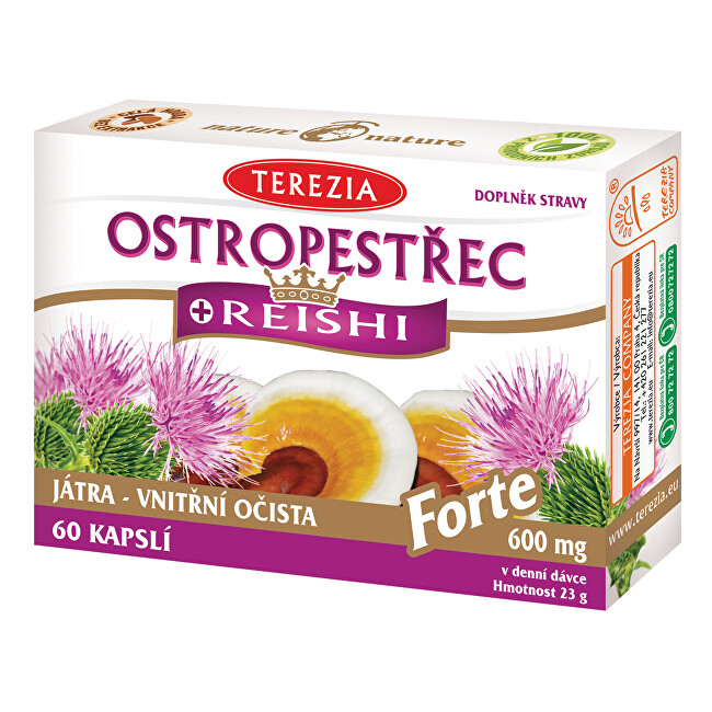 Obrázok TEREZIA PESTREC + REISHI Forte, 60ks