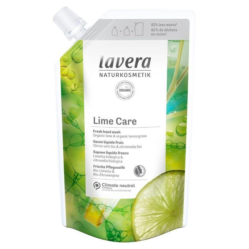 Obrázok LAVERA Refill Pouch Lime Care Hand Wash 500 ml (4021457632985)