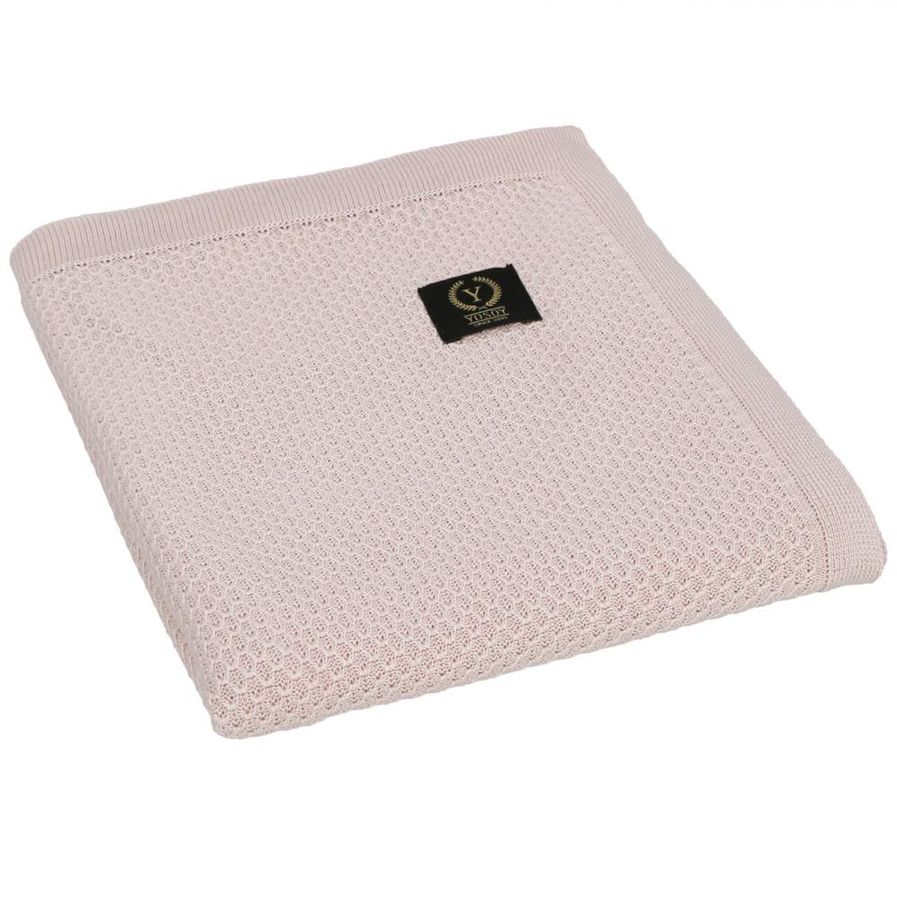 Obrázok YOSOY Clover Detská deka zo 100% bambusu 100x80 cm Light Pink