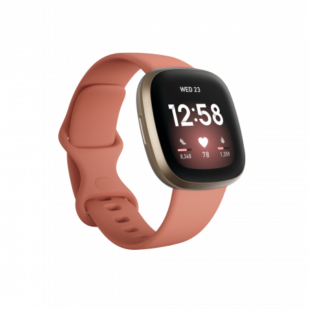 Obrázok Fitbit Versa 3 - Pink Clay/Soft Gold Aluminum (FB511GLPK)