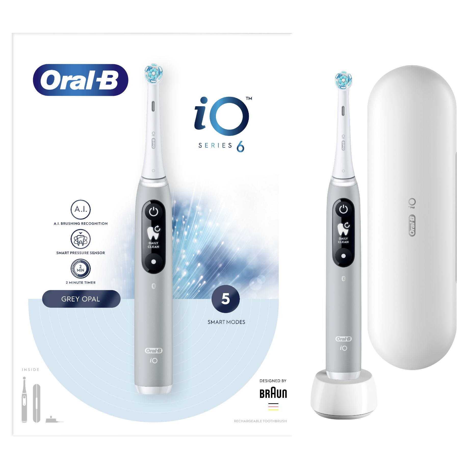 Obrázok iO6 Series Grey Opal z.kefka Oral-B